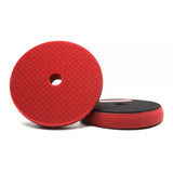 5" Red  foam Cross Cut Finishing Pad