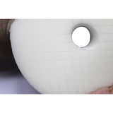 6" White foam Cross Cut Cutting Pad