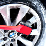 Soft Grip Wheel and Tire Cleaning Brush - Long Handle