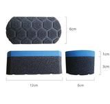 Blue Hex Foam Applicator Pad