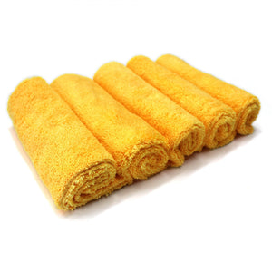 MaxShine 16x16 Yellow 380GSM Microfiber Towel 5 pack – Maxshine